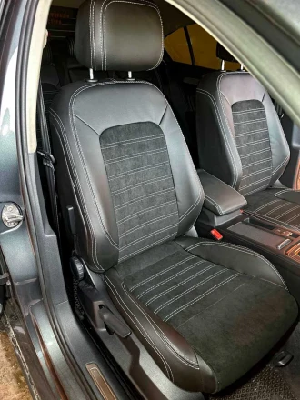 Чехлы на Volkswagen Passat B8 (Фольксваген Пассат Б8) из экокожи и алькантары Comfort Plus 3