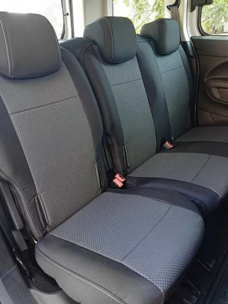 Чехлы на Peugeot Rifter (Пежо Рифтер) из ткани