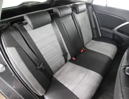 Чехлы на Suzuki Grand Vitara из экокожи и антары Eco Lazer+Antara 2020 (P)