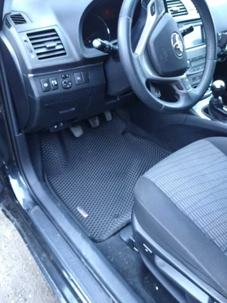 3D EVA коврики с бортами до 5 см на Toyota Avensis T27 (Тайота Авенсис Т27)