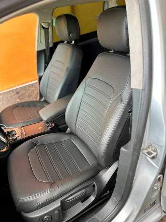 Чехлы на Volkswagen Passat B7 (Фольксваген Пассат Б7) из экокожи Comfort 3 графитовые