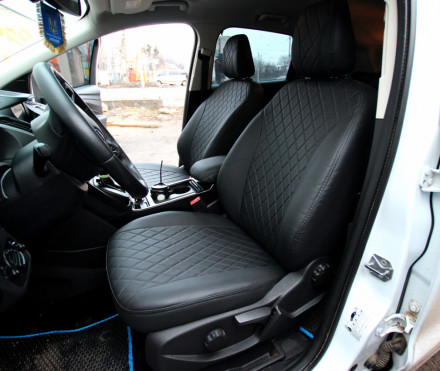 Чехлы на Volvo XC60 из экокожи Eco Grand