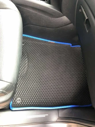 3D EVA коврики с бортами до 5 см на Honda Pilot 7 мест (Хонда Пилот) 3 пок.