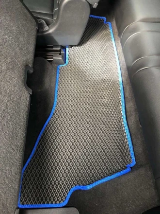 3D EVA коврики с бортами до 5 см на Honda Pilot 7 мест (Хонда Пилот) 3 пок.