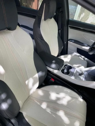 Чехлы на BYD Song Plus из экокожи и ткани