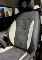 Чехлы на Suzuki Vitara IV из экокожи и антары Чехлы на Suzuki Vitara IV из экокожи и антары