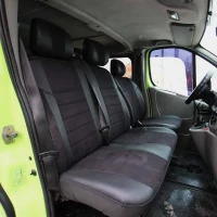 Чехлы на Opel Vivaro 1+2 (Опель Виваро) из экокожи и антары ELA2020P Чехлы на Opel Vivaro 1+2 (Опель Виваро) из экокожи и антары ELA2020P