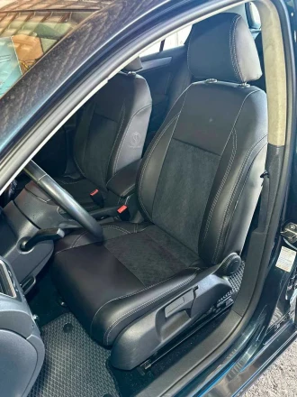 Чехлы на Volkswagen Golf VI (Фольксваген Гольф 6) из экокожи и алькантары Comfort 3