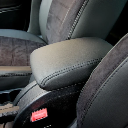 Чехлы на Skoda Octavia A5 (Шкода Октавія А5) из экокожи и антары ELA2020P