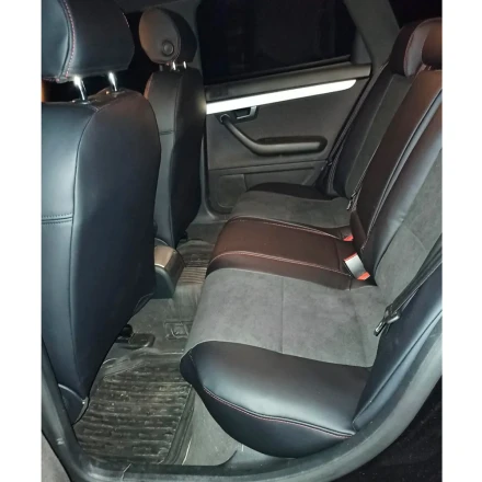 Чехлы на Audi A4 B7 Avant из экокожи и алькантары