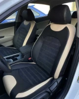 Чехлы на KIA Optima IV JF (Киа Оптима 4) из экокожи и антары Comfort 1