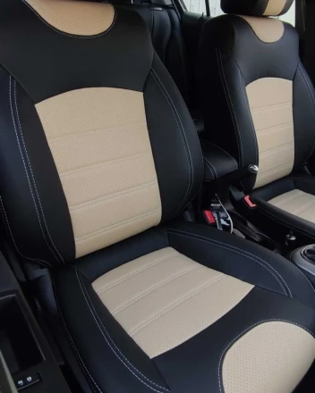 Чехлы на Chevrolet Cruze (Шевроле Круз) из экокожи Comfort 1