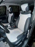 Чехлы на Ford S-MAX (Форд С-МАКС) из экокожи и ткани ECl2020