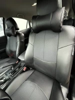 Чехлы на Mazda 6 GH (Мазда 6)  из экокожи и ткани 