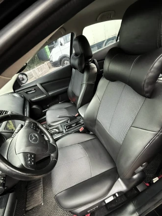 Чехлы на Mazda 6 GH (Мазда 6)  из экокожи и ткани 