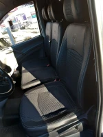 Чехлы на Mercedes Vito W639 1+2 (Мерседес Вито 639) из экокожи и ткани с тиснением Comfort Plus 3