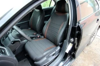 Чехлы на Ford Tourneo Connect из экокожи и ткани Eco Classic 2020