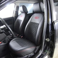 Чехлы на Ford Fiesta MK5 (Форд Фиеста МК5) из экокожи и антары EPA