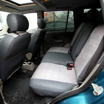 Чехлы на Land Rover Freelander I из экокожи и антары ELA2020P