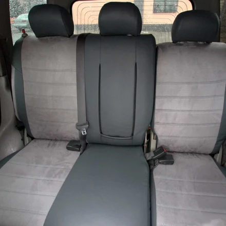 Чехлы на Land Rover Freelander I из экокожи и антары ELA2020P