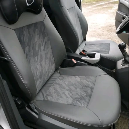 Чехлы на Opel Zafira B из экокожи и велюра