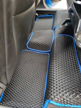 3D EVA коврики с бортами до 5 см Opel Zafira B (Опель Зафира Б) + дополнительные вставки