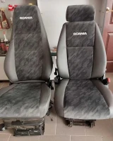 Чехлы на Scania из экокожи и велюра