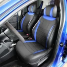 Чехлы на Peugeot 207 из экокожи и ткани ECl2020