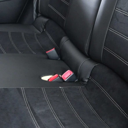 Чехлы на Lexus CT 200h (Лексус СТ200х) из экокожи и антары ELA2020P