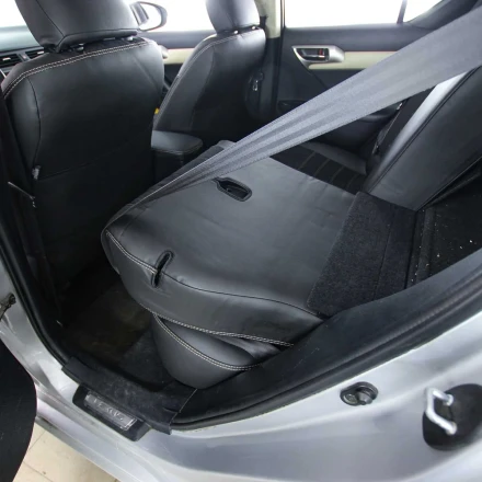 Чехлы на Lexus CT 200h (Лексус СТ200х) из экокожи и антары ELA2020P