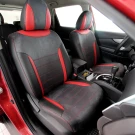 Чехлы на Nissan Rogue T32 (Ниссан Рог) из экокожи и антары EC2020