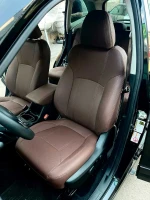 Чехлы на Subaru Forester V SK (Субару Форестер 5) из экокожи с перфорацией Sport 3