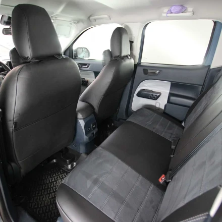 Чехлы на Ford Maverick XLT (Форд Маверик) из экокожи и антары ELA2020P