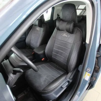 Чехлы на Ford Maverick XLT (Форд Маверик) из экокожи и антары ELA2020P