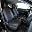 Чехлы на Opel Astra H (Опель Астра H) из экокожи и антары A001