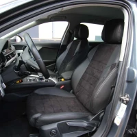 Чехлы на Audi A4 B9 USA (Ауди А4 Б9) из экокожи и антары ELA2020P