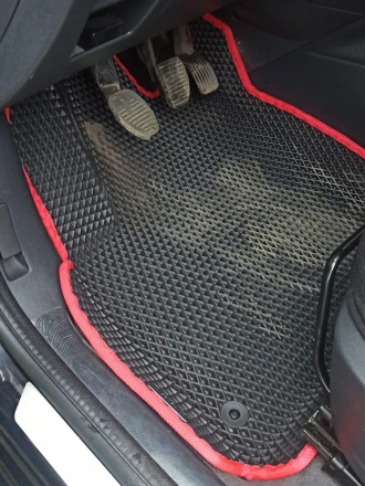 3D EVA коврики с бортами до 10 см для Peugeot 5008 (Пежо 5008)