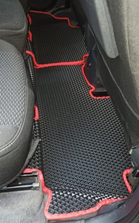 3D EVA коврики с бортами до 10 см для Peugeot 5008 (Пежо 5008)