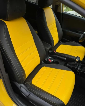 Чехлы на KIA Stonic (Киа Стоник) из экокожи Sport 3