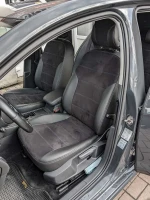 Чехлы на Volkswagen Golf VII и E-Golf (Фольксваген Гольф7) из экокожи и антары Antara черные