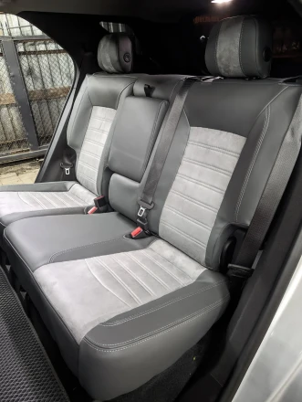 Чехлы на Chevrolet Equinox III (Шевролет Еквинокс) из экокожи и польской алькантары Comfort Plus 3