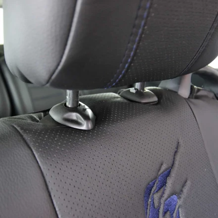 Чехлы на Renault Scenic II (Рено Сценик 2) из экокожи EL