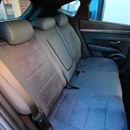 Чехлы на Hyundai Tucson IV (Хюндай Тюксон 4) из экокожи и антары Antara