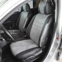 Чехлы на Mazda 3 BK (Мазда 3 БК) из экокожи и антары ELA2020P