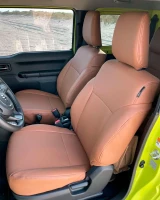 Чехлы на Suzuki Jimny из экокожи бежевые