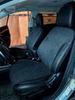 Чехлы на Mitsubishi Outlander III (Митсубиши Аутлендер 3) из экокожи и структурированной алькантары Sport 3 Чехлы на Mitsubishi Outlander III (Митсубиши Аутлендер 3) из экокожи и структурированной алькантары Sport 3