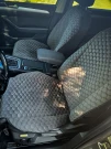Накидки на сиденья авто из Алькантары (передние) серые CC 