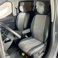 Чехлы на Opel Combo Life 7 мест из экокожи и антары Antara Чехлы на Opel Combo Life 7 мест из экокожи и антары Antara