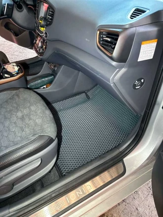 3D EVA коврики на Hyundai Ioniq (Хюндай Ионик) с бортами до 10 см