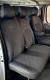 Чехлы на Opel Vivaro 1+2 из экокожи и ткани ECl
